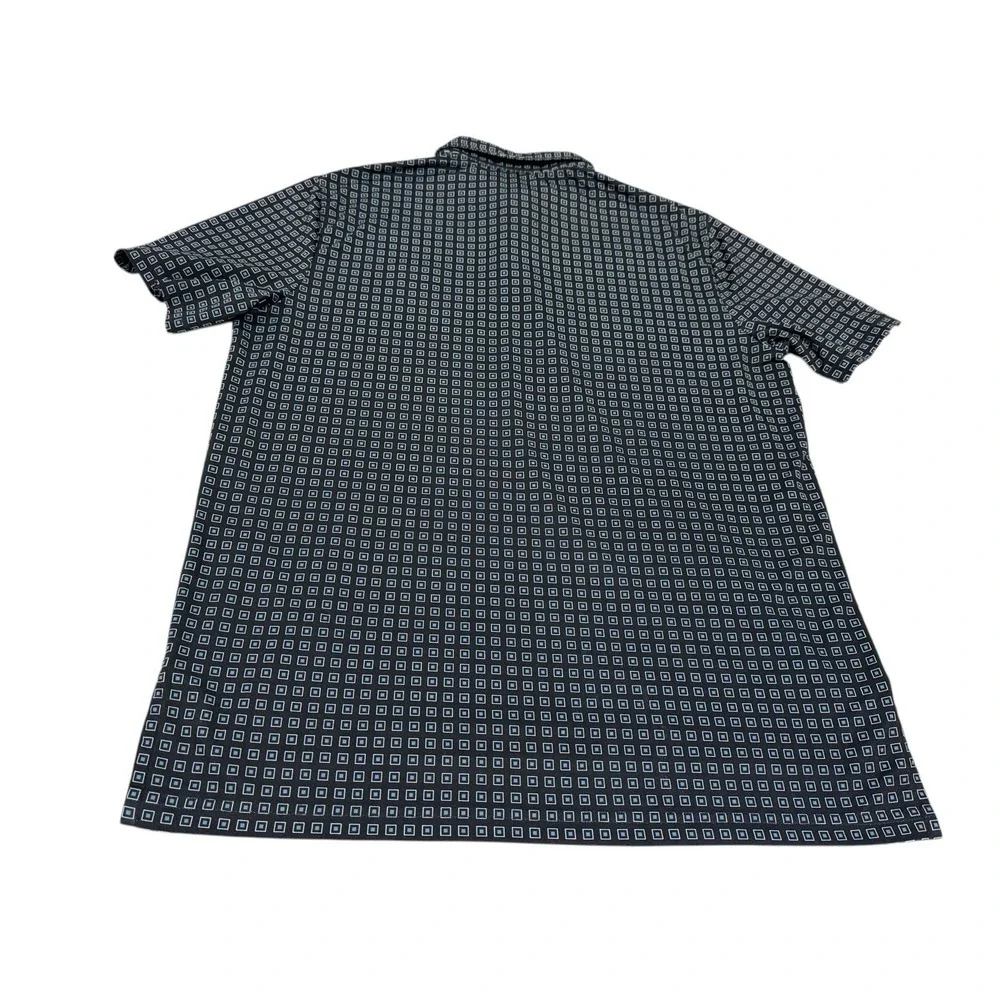 RLX‎ Ralph Lauren Wicking Polo Shirt Men Size M Print Golf Performance Stretch